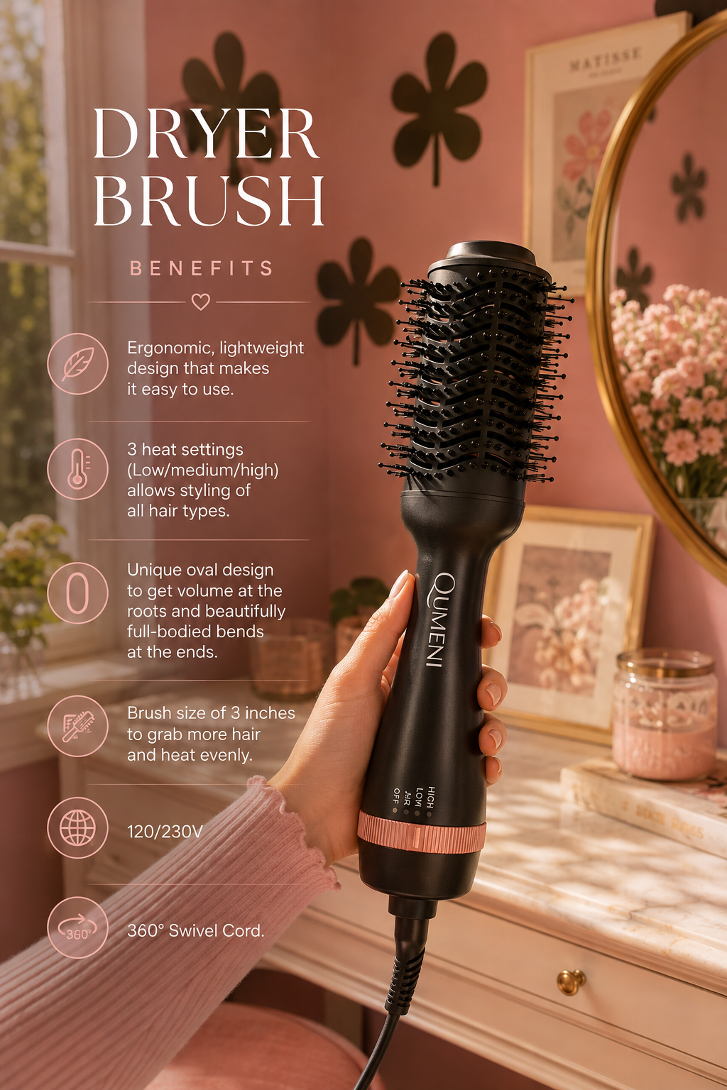 HAIR DRYER BRUSH
